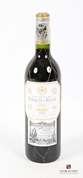 null 1 bouteille	RIOJA Reserva Marqués de Riscal		2005
	Présentation et niveau, ...