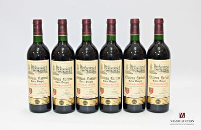 null 6 bouteilles	Château DAUGAY Côtes Daugay	St Emilion GC	1987
	Et. excellentes....