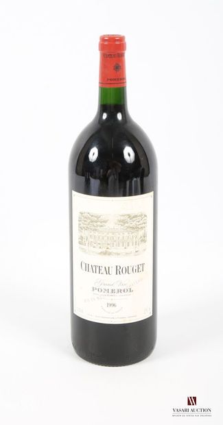 null 1 magnum	Château ROUGET	Pomerol	1996
	Et. un peu tachée. N : mi goulot.		
