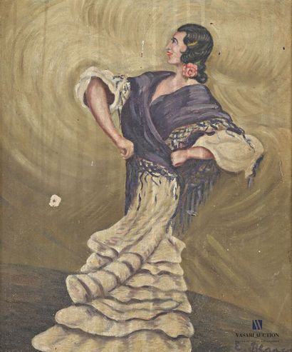 null BLASCO Eulogio (1890-1960)
Danseuse espagnole - Levée des filets - Route sinueuse...