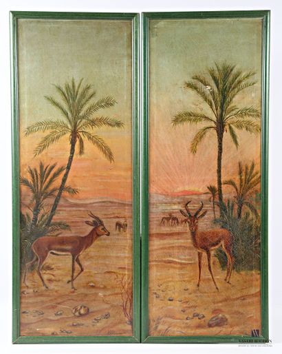 CARSEIRRE Elodie (XXème siècle)
Antilopes...