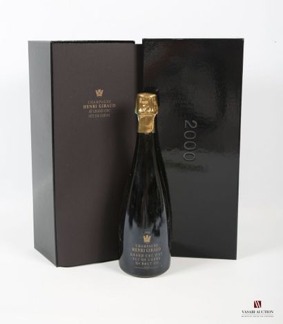 null 1 bottle Champagne HENRI GIRAUD Grand Cru d'Aÿ Brut 2000
	Impeccable silk-screened...