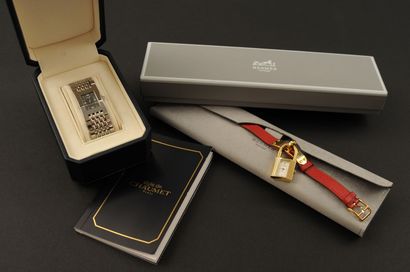 null Montre Chaumet en acier . Coffret d'origine et certificat.