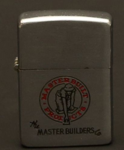 null ZIPPO 
Briquet Master Builder de 1950 en métal argenté