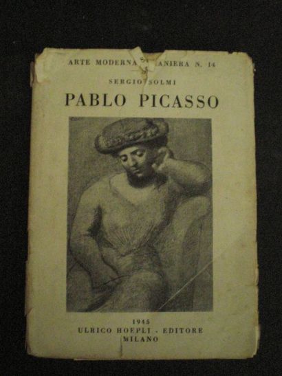 null SOLMI Sergio
Pablo Picasso 
Hoepli, Milan, 1945.
Envoi de Picasso à Marcel Boudin,...