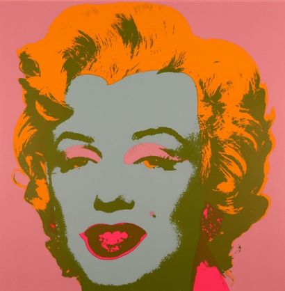 null WARHOL Andy (1928-1987) d'après 
Marilyn 
Sérigraphie 
Dimensions hors cadre...