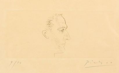PICASSO Pablo (1881-1973) 
Portrait de Marcel...
