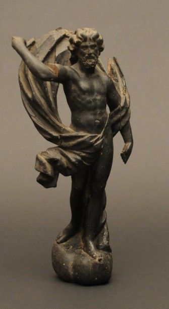 null Sculpture
en bois noirci représentant Hercule
XVIIIème siècle
(accidents et...