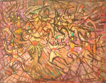 null RADULESCU Magdalena (1902-1982)
Danse
Huile sur toile
Signée en bas à droite
50...