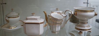 null PARIS
Partie de service à thé composé de deux théières de tailles différentes,...