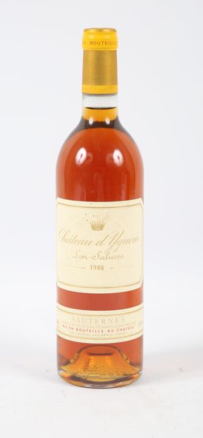 null 1 bouteille	Château d'YQUEM	1er Cru Sup Sauternes	1988
	Et. un peu tachée. N...