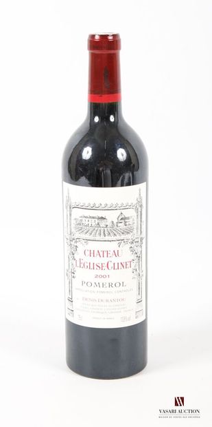 1 bouteille	Château L'EGLISE CLINET	Pomerol	2001
	Et....