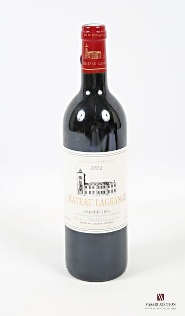 null 1 bouteille	Château LAGRANGE	St Julien GCC	2002
	Et. un peu tachée. N : haut...