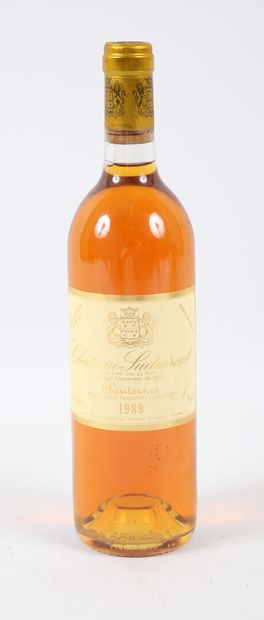 null 1 bottle Château SUDUIRAUT Sauternes 1er GCC 1989
	Et. slightly stained. N:...
