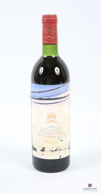 null 1 bouteille	Château MOUTON ROTHSCHILD	Pauillac 1er GCC	1980
	Et. de Hartung,...