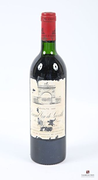 null 1 bottle Château LÉOVILLE LAS CASES St Julien GCC 1988
	Et. stained and very...