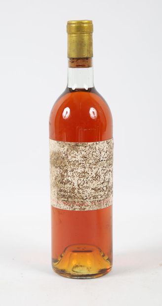 null 1 bottle Château CLIMENS Barsac 1er GCC 1971
	Et. very stained. Vintage legible...
