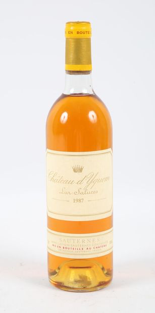 null 1 bouteille	Château d'YQUEM	1er Cru Sup Sauternes	1987
	Et. impeccable. N :...