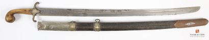 null Oriental style saber, beautiful slightly curved blade, 79 cm, with double throat...