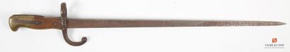 null GRAS saber-bayonet model 1874, blade signed Manufacture d'Armes de st Etienne...