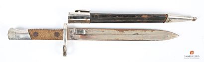 null Spanish bayonet, MAUSER system, model 1893, parade model with 25 cm chrome-plated...