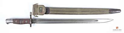 null US Remington 1913 bayonet, 43.2 cm blade, marked US heel on one side and Remington...