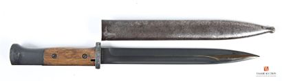 null Mauser bayonet model 1884-98 third type, superb 25.1 cm bronzed blade, stamped...