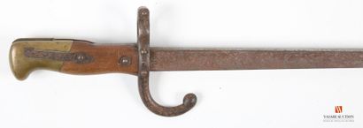 null GRAS saber-bayonet model 1874, blade signed Manufacture d'Armes de st Etienne...