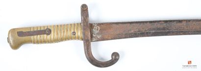 null CHASSEPOT model 1866 saber-bayonet, yatagan blade signed Manufacture d'Armes...