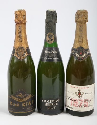 Lot de 3 blles comprenant :		
1 bouteille	Champagne...