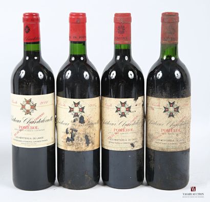 4 bouteilles	Château CHANTALOUETTE	Pomerol	
	1...