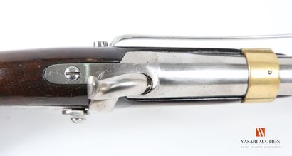 null Pistolet réglementaire de marine modèle 1837, 17 cm barrel, stamped and marked...