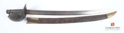 null Edge saber model 1833, blackened steel hallmarked frame, 68 cm hallmarked curved...
