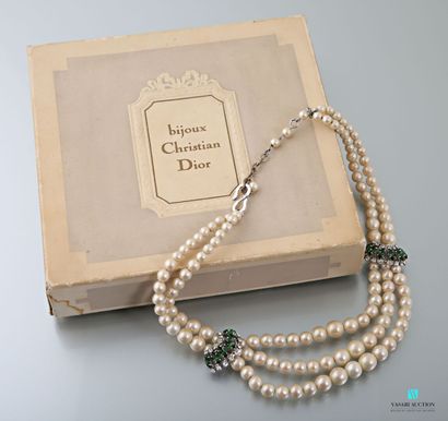 Christian Dior, 1959, collier de perles fantaisie...