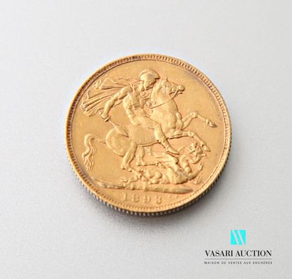 null A gold sovereign featuring Queen Victoria and Saint George slaying the dragon...