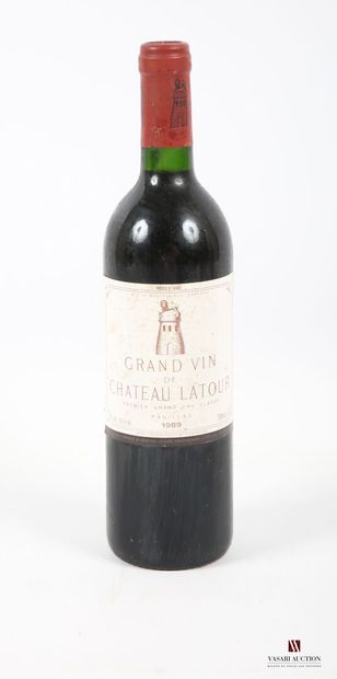 1 bouteille	Château LATOUR	Pauillac 1er GCC	1989
	Et....