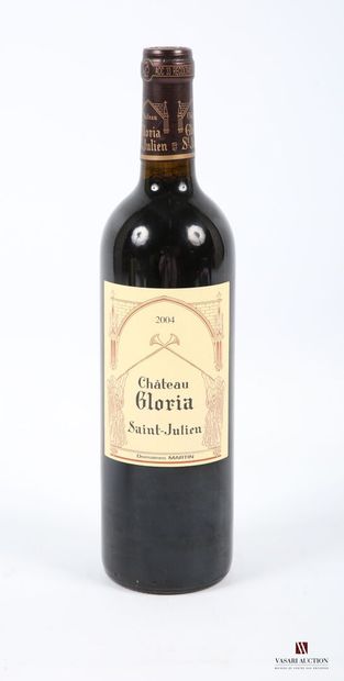 1 bouteille	Château GLORIA	St Julien 	2004
	Et....
