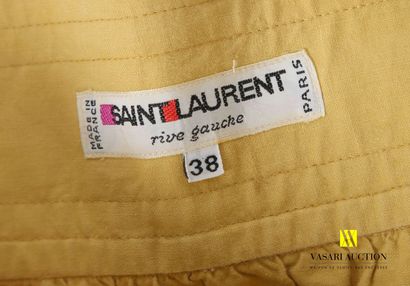 null YVES SAINT LAURENT - RIVE GAUCHE
Jupe mi longue en coton jaune
Taille 38
(état...