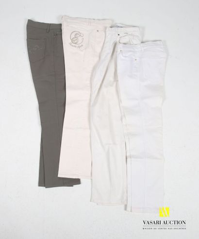 ESCADA 
Four pairs of pants, one in grey...