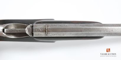 null FLOBERT salon pistol calibre 6 mm, octagonal barrel 225 mm, with rise and front...