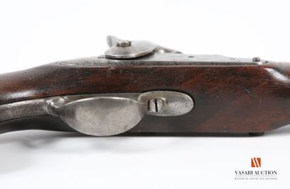 null Gendarmerie pistol model 1822 T, percusion flintlock lock, signed Manufacture...