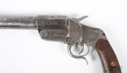 null German HEBEL model 1894 flare pistol, 4 gauge, 228 mm barrel, hallmarked and...