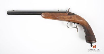 null 6 mm Flobert system lounge pistol, 270 mm octagonal rifled barrel, bronze-plated...