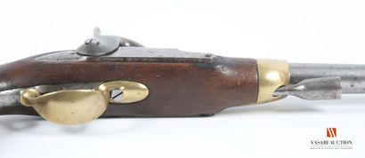 null Regulation pistol model 1822 T bis, flintlock lock converted to 130 mm percussion,...