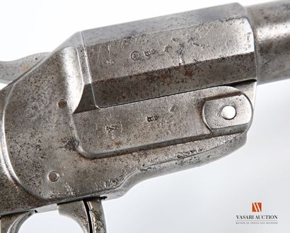 null German HEBEL model 1894 flare pistol, 4 gauge, 228 mm barrel, hallmarked and...