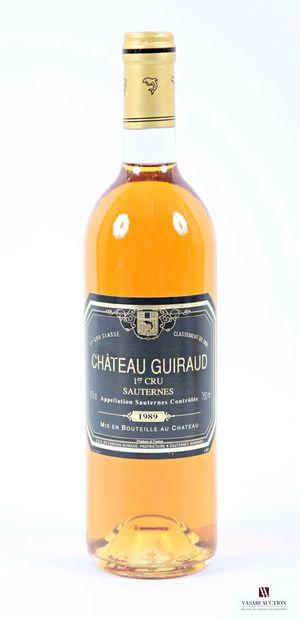 GUIRAUD	Sauternes 1er GCC	1989 1 bottle Château GUIRAUD Sauternes 1er GCC 1989
	Et....