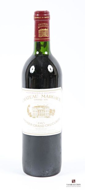 MARGAUX	Margaux 1er GCC	1985 1 bottle Château MARGAUX Margaux 1er GCC 1985
	Et. slightly...