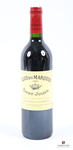 CLOS DU MARQUIS	St Julien	2001 1 bottle CLOS DU MARQUIS St Julien 2001
	Et. impeccable....