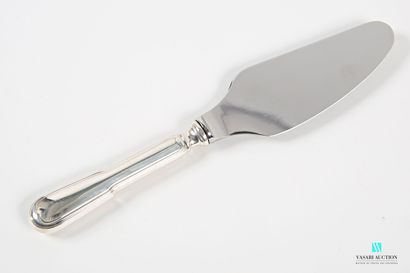 null Pie server, 925 thousandths sterling silver handle, stainless steel cutting...