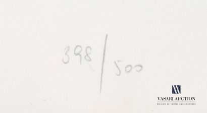 null MANIER Yannick (XXème siècle)
La ronde du large de la Solitaire du Figaro
Lithographie...